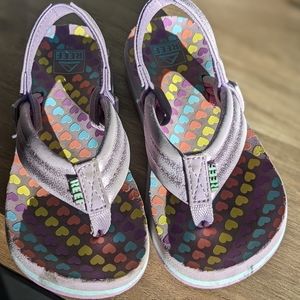 Toddler size 7/8 Reef flip flops